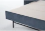 Mikayla Eclipse Blue Fabric 76" Queen Plus Foam Sleeper Sofa Bed - Detail