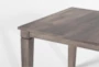 Hartfield II Grey Wood Rectangular Dew  66-90" Extendable Dining Table, Made in the USA - Detail