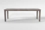 Hartfield II Grey Wood Rectangular Dew  66-90" Extendable Dining Table, Made in the USA - Signature
