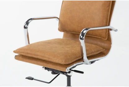 Eames 217 Style Leather Office Chair
