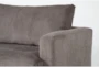 Basil Grey Fabric Queen Memory Foam Sleeper Sofa Bed - Detail