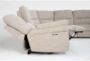 Anderson Sand 6 Piece Power Reclining Modular Sectional with Power Headrest & USB - Detail