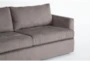 Basil Grey Fabric Modular 125" 4 Piece U-Shaped Sectional with Left Arm Facing Chaise - Detail