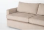 Basil Putty Beige Fabric Modular 98" 3 Piece L-Shaped Sectional - Detail