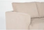 Basil Putty Beige Fabric Modular 98" 3 Piece L-Shaped Sectional - Detail