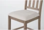 Ortiz Brown Counter Height Stool Set Of 4 - Detail