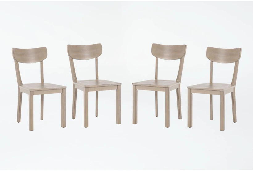Orta Lt. Brown Dining Side Chair Set Of 4 - 360