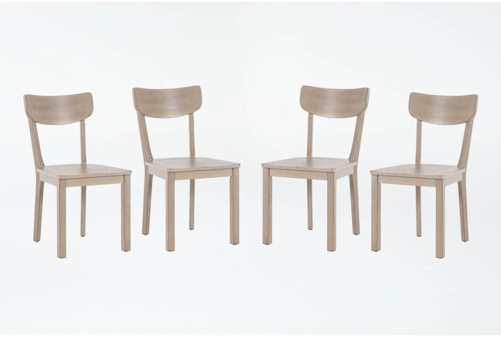 Orta Lt. Brown Dining Side Chair Set Of 4