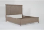Cambria Grey King Wood Panel Bed - Side