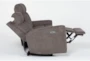 Halo II Grey 80" Power Reclining Sofa with Power Headrest & USB - Detail