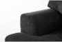 Colby Smoke Grey Fabric Arm Chair - Detail