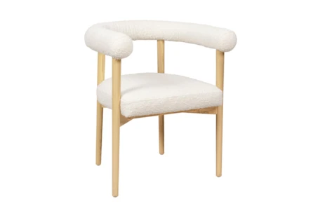 Dolly boucle dining chair - set of two - Laura James