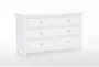 Larkin White II 6-Drawer Dresser - Side