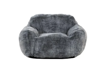 Tore Grey Fabric Bean Bag Chair By Sealy