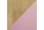 48" Modern Bright Pink Velvet + Gold Steel Legs Storage Bench - Material