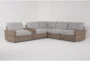 Riviera Cloud 5 Piece Sectional With Console - Signature