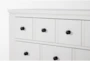 Wade White II Tall 5-Drawer Chest - Detail