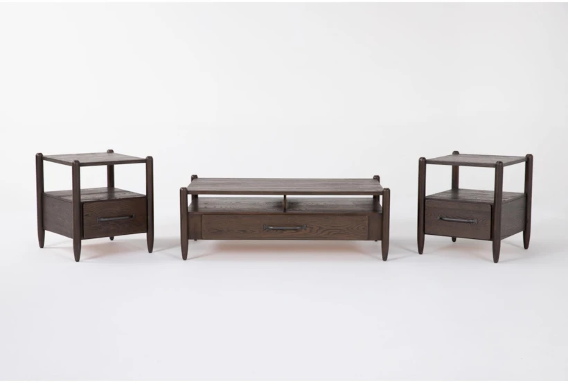 Nomad 3 Piece Coffee Table Set With Storage - 360