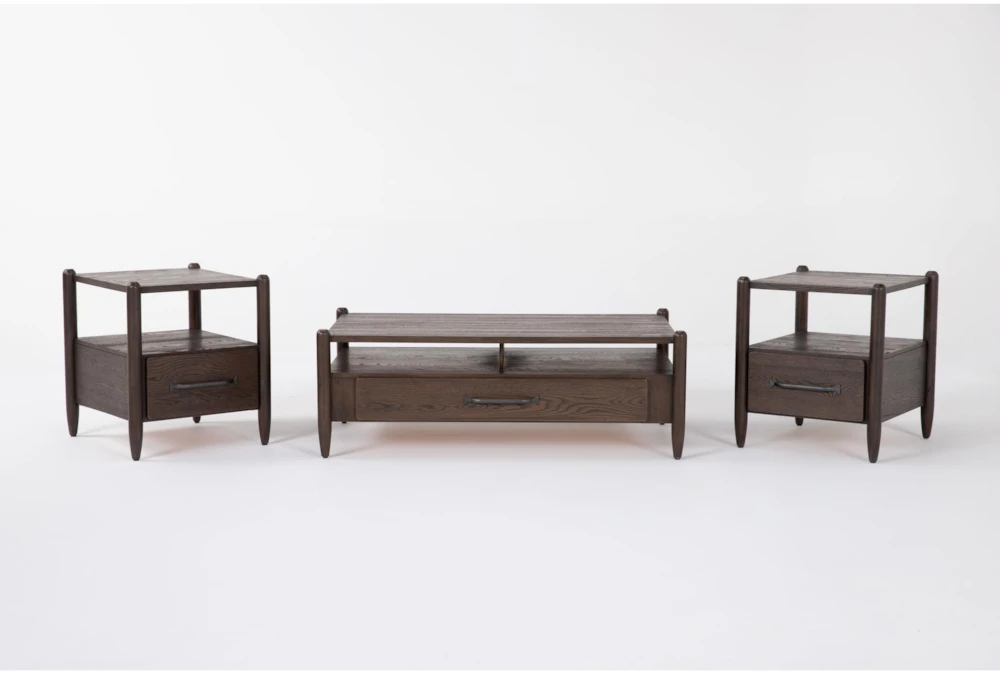 Nomad 3 Piece Coffee Table Set With Storage
