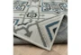 7'10"X10' Indoor/Outdoor Rug-Spruce Tile Cobalt & Grey - Detail
