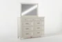 Presby White II 7-Drawer Dresser/Mirror - Side