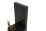 9" Gold Metal Resting Figures Bookends - Detail