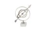 12" Silver Metal Armillary Globe Decor - Signature