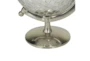 10" Silver Metal Disco Ball Globe Decor - Detail