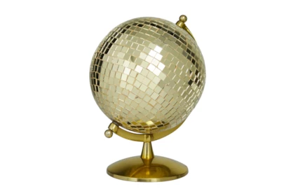Gold Disco Mirror Ball 