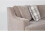 Wilkins Memory Foam 120" Taupe Weave 3 Piece Sectional - Detail