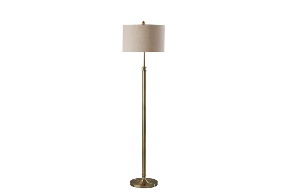 Classic Antique Brass Floor Lamp