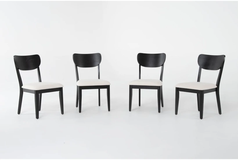 Kara Black Dining Chair Set Of 4 - 360