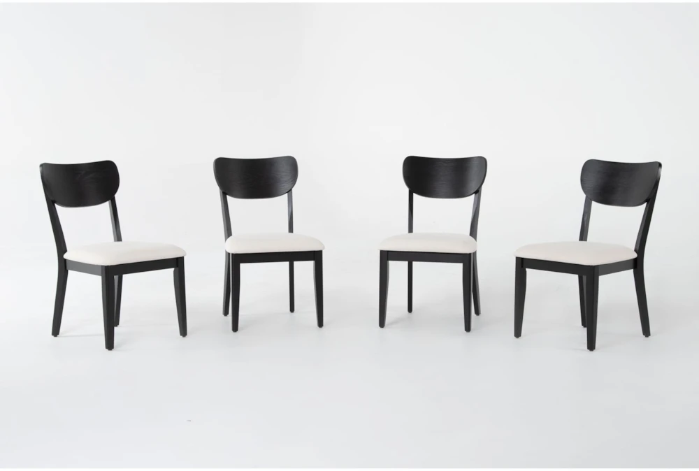 Kara Black Dining Chair Set Of 4