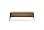 Noah Brown Rectangle Coffee Table With Storage - Back