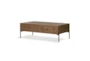 Noah Brown Rectangle Coffee Table With Storage - Signature