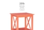 Dowler Coral End Table With Storage - Detail