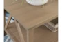 Triole Natural Coffee Table With Storage - Detail