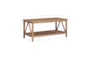 Triole Natural Coffee Table With Storage - Detail