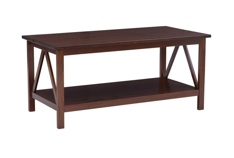 Triole Brown Coffee Table With Storage - 360