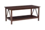 Triole Brown Coffee Table With Storage - Signature