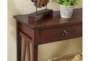 Triole Brown Entryway Console Table With Storage - Detail