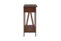 Triole Brown Entryway Console Table With Storage - Side