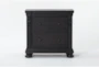 Chapleau Black 2-Drawer Nightstand With USB - Signature
