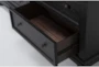 Chapleau Black 6-Drawer Dresser/Mirror - Detail