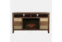 Midpines 60" Fireplace Rustic Tv Stand - Signature