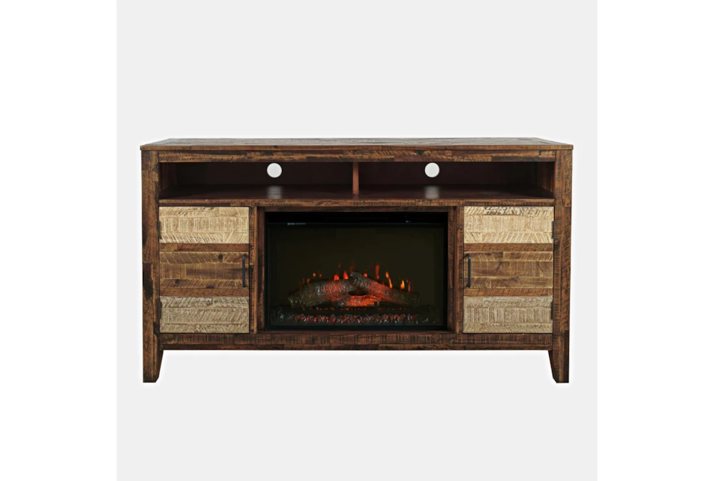 Midpines 60" Fireplace Rustic Tv Stand