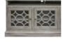 Alabaster Gray 3 Door 60" Traditional Tv Stand - Detail