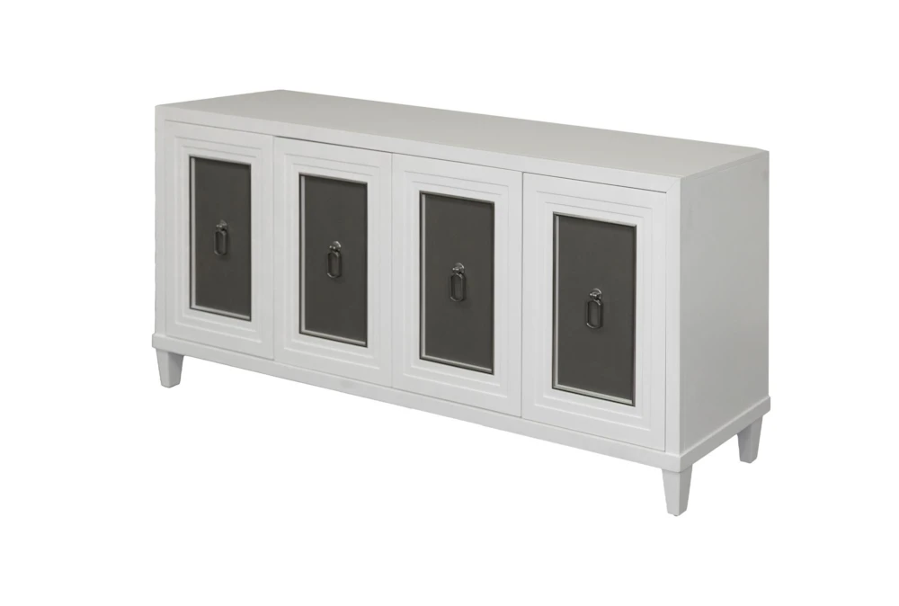 Torrin White 80" Traditional Tv Stand