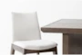 Voyage Brown 94" Trestle Dining With Upholstered Dining Chair Set For 6 By Nate Berkus + Jeremiah Brent - Detail