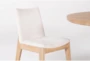 Voyage Natural 60" Round Dining With Upholstered Dining Chair Set For 4 By Nate Berkus + Jeremiah Brent - Detail